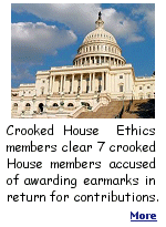 Members of the ethics committee themselves obtained $200 million in earmarks either by themselves or with other lawmakers, making them no better than those they judge.